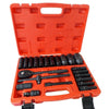 Set 22 Bussole Boccole 1/2 Esagonali Da 8 A 32 Con Cricchetto Reversibile