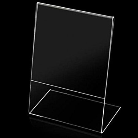 Set 2pz Cornici Espositore Trasparente Plexiglass 13x18cm Verticale Portafoto