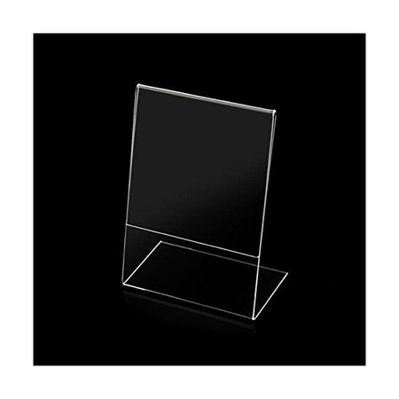 Set 2pz Cornici Espositore Trasparente Plexiglass 21x30cm Verticale Porta Foto Acrilico