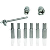 Set 7pz 6 Chiavi Bussola Torx 1/4 Scanalati Striscia Clip Millerighe Chiavino