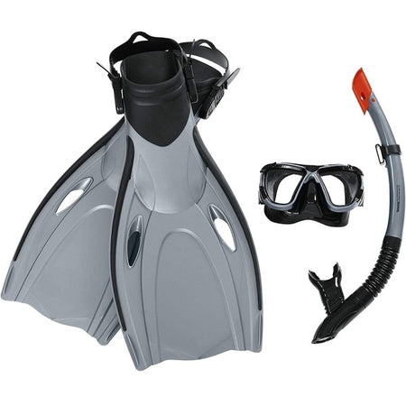 Set Da Snorkeling Maschera Boccaglio Pinne Blacksea Per Adulti Immersioni  25044 - commercioVirtuoso.it