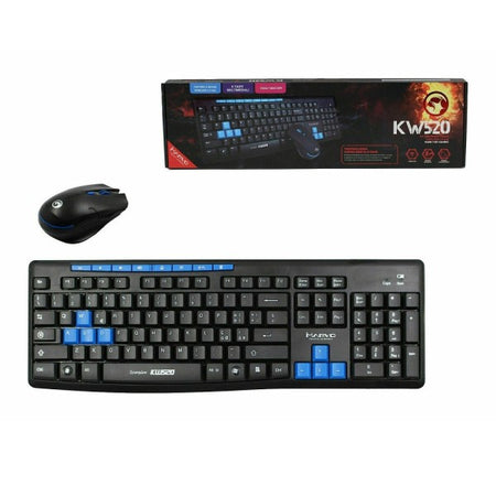 Set Tastiera + Mouse Marvo Scorpion Per Pc Per Game Gaming Giochi Per Pc Kw520