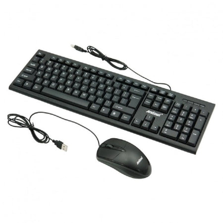 Set Tastiera Mouse Per Gioco Cablati Lingua Inglese Usa Design Ergonomico Q-k20