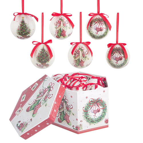 14 Palline Cordier per albero di natale in plastica da Ø 7,5 cm con Pendaglio decorato Casa e cucina/Decorazioni per interni/Addobbi e decorazioni per ricorrenze/Decorazioni natalizie/Addobbi e decorazioni/Palle e palline MagiediNatale.it - Altamura, Commerciovirtuoso.it