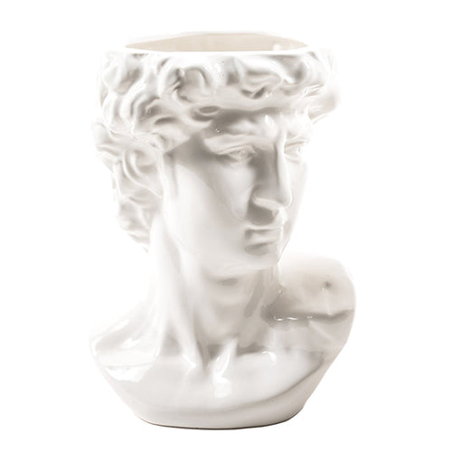 Vaso decorativo natalizio in ceramica per fiori David da 25 cm Casa e cucina/Decorazioni per interni/Vasi MagiediNatale.it - Altamura, Commerciovirtuoso.it