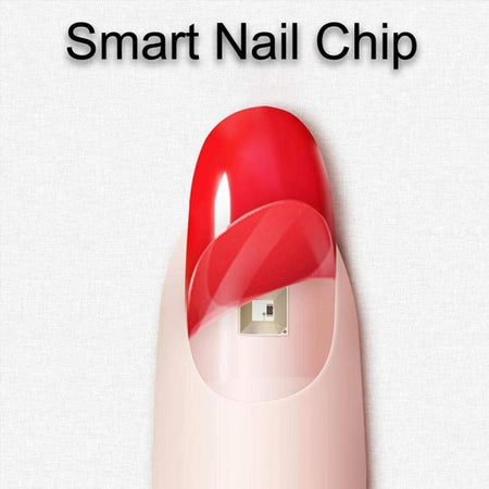 Smart Nail Nfc Chip Intelligente Sotto Lo Smalto Collegamento Rapido Smartphone