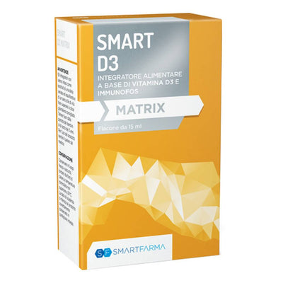 Smartfarma Srl Smart D3 Matrix Gocce 15Ml Salute e cura della persona/Vitamine minerali e integratori/Singole vitamine/Multivitamine FarmaFabs - Ercolano, Commerciovirtuoso.it