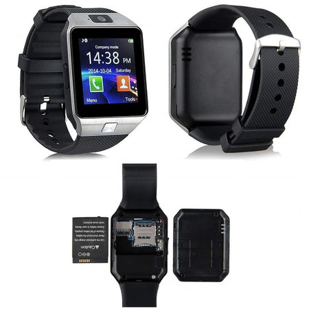 Smartwatch 6048 Nero Orologio Polso Notifiche Sveglia Musica Camera Bluetooth