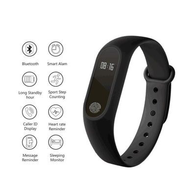 Smartwatch Bracciale Orologio Bluetooth Cardiofrequenzimetro Contapassi Fitness