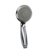 Soffione Doccia Vasca Multigetto Abs Cromato Grigio Sistema Attacco 1/2 69343