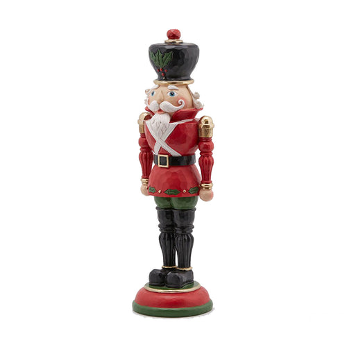 Statuetta Nero e Rosso Soldatino con Trifoglio decorazione Natalizia h 56 cm Casa e cucina/Decorazioni per interni/Addobbi e decorazioni per ricorrenze/Decorazioni natalizie/Schiaccianoci MagiediNatale.it - Altamura, Commerciovirtuoso.it