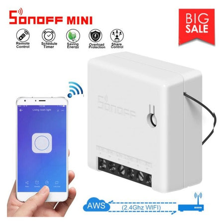 Sonoff Mini 2 Way Diy Intelligent Interruttore Smart Switch Con Google Home N2f9
