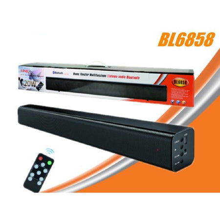 Sound Bar Bl6858 Sistema Audio Bluetooth Home Theater Multifunzione 20w Telecomando