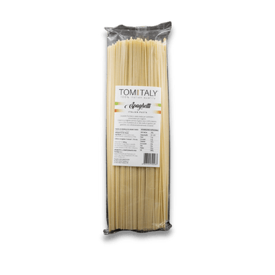 Spaghetti - 100% Grano Italiano Tomitaly Alimentari e cura della casa/Pasta riso e legumi secchi/Pasta e noodles/Pasta/Pasta lunga Tomitaly - Caorso, Commerciovirtuoso.it