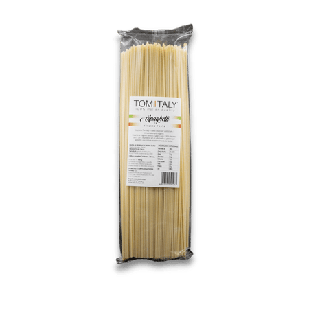 Spaghetti - 100% Grano Italiano Tomitaly Alimentari e cura della casa/Pasta riso e legumi secchi/Pasta e noodles/Pasta/Pasta lunga Tomitaly - Caorso, Commerciovirtuoso.it