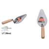 Spatola Forma Pesca Cazzuola Acciaio 180 Mm 7 Manico In Legno Ferramenta 90477