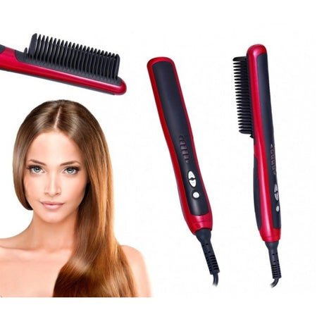 Spazzola Lisciante Pl388 Ionizzante Tecnologia Ptc Hair Comb Fino A 210?