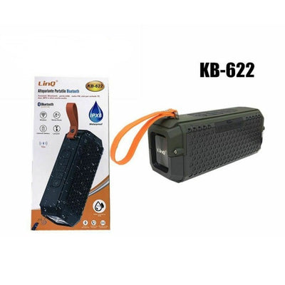 Speaker Cassa Bluetooth Portatile Impermeabile Usb Radio Fm Tf Linq Kb-622