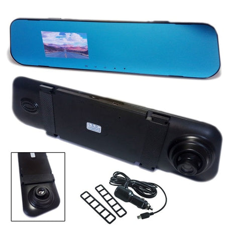 Specchietto Frontale Monitor Dvr Videoregistratore Telecamera Anteriore Full Hd