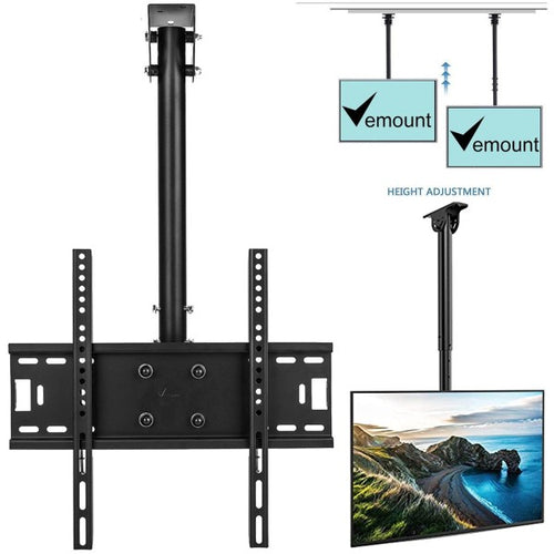 Staffa Porta Tv Monitor Da 37 A 55 Supporto Parete Soffitto 360° Fino 50kg