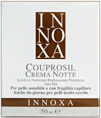 Innoxa Couprosil Crema Notte 50ml Pelli Sensibili 160300 Cura del viso Lenitiva Nutriente Protettiva Anti Età crema SG Store - Nicosia, Commerciovirtuoso.it