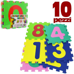 4pz Tappetino Puzzle Morbido Smile 60 X 60 X 1 Cm Per Bambini