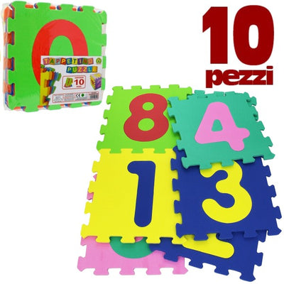 Tappeto Puzzle Bambini Morbido Pavimento 10 Mattonelle 30x30cm Quadrati E Numeri Giochi e giocattoli/Puzzle/Tappetini puzzle Trade Shop italia - Napoli, Commerciovirtuoso.it