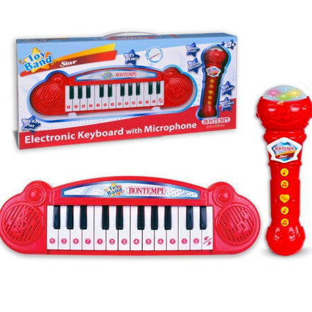 Tastiera Pianola Musicale Con Microfono Gioco Per Bambini Musica Divertimento