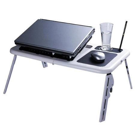 Tavolino Pc Supporto Pieghevole Notebook Computer Tavolo Base Con Ventole