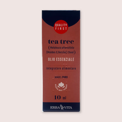 Erbavita- Tea Tree - Olio Essenziale per Contrastare La Proliferazione Batterica E Fungina 10 Ml