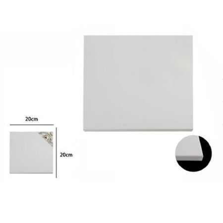 Tela Telaio Per Pittura Bianco 20x20x1.5 Cm Quadrato Universale Artisti 53414a