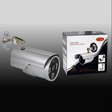 Telecamera Videosorveglianza Hd Cam Infrarossi 6mm 1mpx Automatic Maxtech Tel-d002