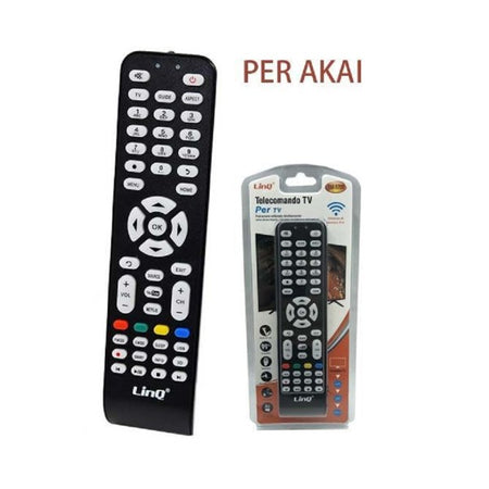 Telecomando Sostitutivo Compatibile Tv Akai Led Lcd Hdtv 3dtv Universale Ak-5728