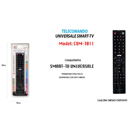 Telecomando Universale Compatibile Serietv You Tube Tv Smart 3d Maxtech  Com-t011 - commercioVirtuoso.it