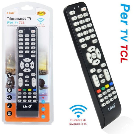 Telecomando Universale Per Tv Tcl Led Lcd Hdtv Universal Remote Control Tl-5726