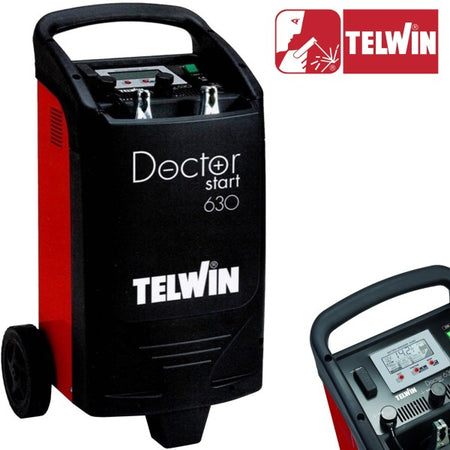 Telwin Doctor Start 630 230v 12/24v Caricabatterie Avviatore Tester Elettronico