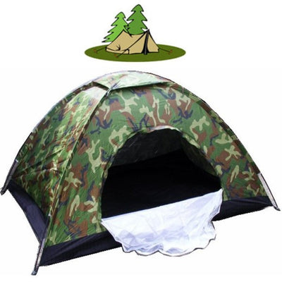 Tenda Campeggio Canadese 2 Posti Mare Camping Con Zanzariera Sacca Trasporto
