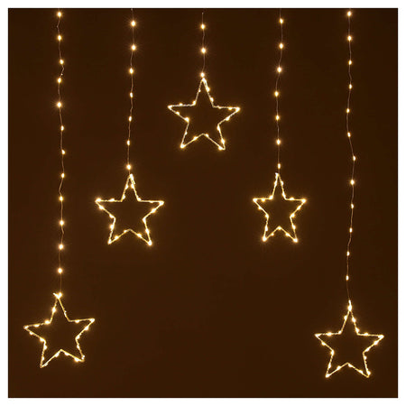 Tenda luminosa a micro led cascata con stelle da esterno decorazione natalizia h 120 cm Casa e cucina/Decorazioni per interni/Addobbi e decorazioni per ricorrenze/Decorazioni natalizie/Luci natalizie/Catene luminose per interni MagiediNatale.it - Altamura, Commerciovirtuoso.it