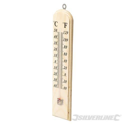 Silverline termometro legno duro 250 x 60 x 10 mm Prezzo 