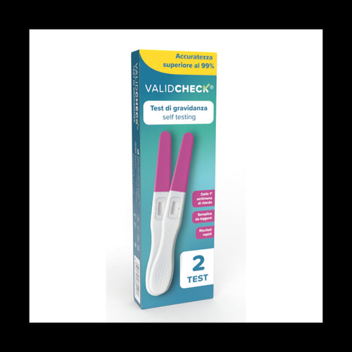 Test Di Gravidanza Validcheck Self Testing Bambino Confezione Da 2 Pezzi Salute e cura della persona/Prodotti e apparecchiature mediche/Apparecchi diagnostici e di monitoraggio/Test/Test di gravidanza Trade Shop italia - Napoli, Commerciovirtuoso.it