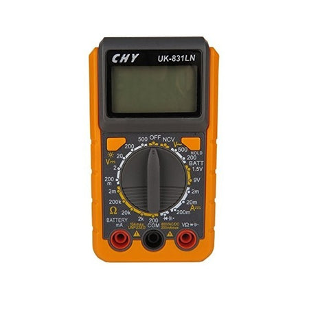 Tester Multimetro Digitale Lcd Con Puntali Rilevatore Ampere Uk-831ln