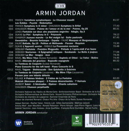 Box 13 CD "Armin Jordan: The French Symphonic Recordings" Scatola Raccolta 13 CD CD e Vinili/Musica Classica MFP Store - Bovolone, Commerciovirtuoso.it