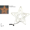 Tripla Stella Natalizia Bianca A Led Da Esterno E Interno 77x82cm Cavo 135cm Casa e cucina/Decorazioni per interni/Addobbi e decorazioni per ricorrenze/Decorazioni natalizie/Luci natalizie/Catene luminose per interni Trade Shop italia - Napoli, Commerciovirtuoso.it