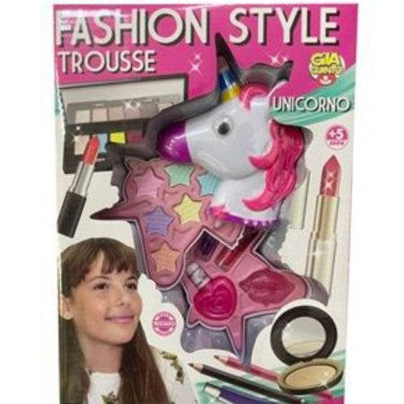 Trousse Unicorno Fashion Style Trucco Ombretti Rossetto Smalto Per Bambine 5+