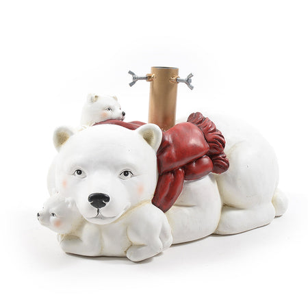 Base albero "Mamma Orso con cucciolo" per albero di Natale supporto in metallo da 27 cm Casa e cucina/Decorazioni per interni/Addobbi e decorazioni per ricorrenze/Decorazioni natalizie/Basi e supporti per alberi di Natale MagiediNatale.it - Altamura, Commerciovirtuoso.it