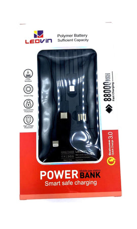Power bank da 88000 MAH universale USB con cavo di ricarica rapida. Elettronica/Cellulari e accessori/Accessori/Caricabatterie/Caricabatterie portatile Grow Up - Casoria, Commerciovirtuoso.it