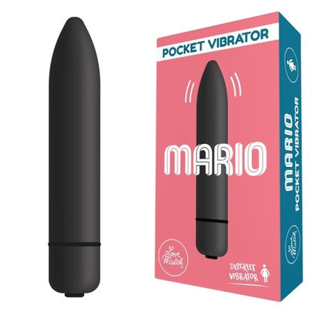 Vibratore Dilatatore In Silicone Nero Mario Stimolante Vaginale E Clitorideo