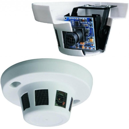 Videocamera Spycam Allarme Incendio Rilevatore Sensore Sicurezza Antifurto