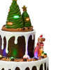 Scena animata a Led  a forma di torta con topolini con luci 24,5 cm Casa e cucina/Decorazioni per interni/Addobbi e decorazioni per ricorrenze/Decorazioni natalizie/Oggettistica MagiediNatale.it - Altamura, Commerciovirtuoso.it