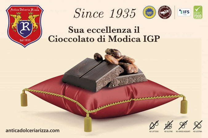 Prodotti Tipici Cioccolato di Modica 100 Gr. Cioccolato La Bottega di Pasquale - Noci, Commerciovirtuoso.it